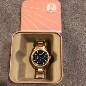 Rose gold women’s Fossil Watch in Original box